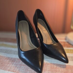 Lane Bryant Black Pointed-Toe High Heels